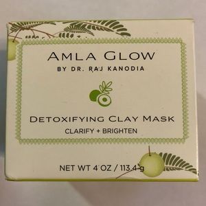 Amla Glow Detoxifying Clay Mask 4 oz New